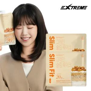 익스트림 식사대용 단백질 다이어트 슬림 쉐이크 곡물맛 7포 2세트 