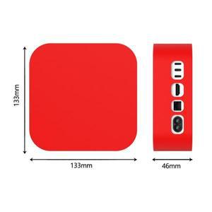 Mac Mini M4 컴퓨터 호스트 케이스 M4/M4 Pro 방진 실리콘 보호 커버 흰색 노란색