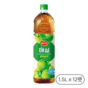 델몬트 매실 로어슈거 1.5L x12펫