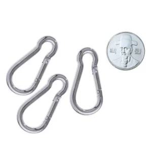 B땅콩 강철 카라비너 4mm 소형 16개 (WFHU1W6)