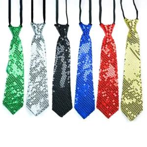 P) 풍선대통령 반짝이 넥타이 파티  이벤트 글 옷 의상 레드 그린 실버 골드 블루 블랙 푸치샤