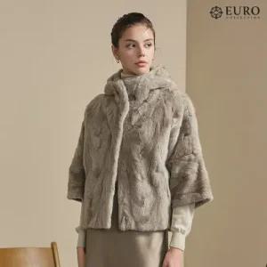 [최초가 399 000원][유로컬렉션] 제시 밍크 하프 코트