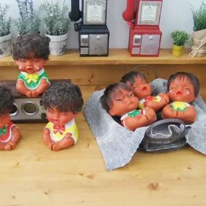 추억의 못난이인형 3개 세트 1P 레트로 인테리어 소품 (WFHXIOK)