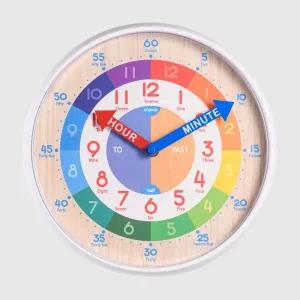 OWC 무소음 시간배우기 교육용벽시계 OT877