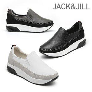 [잭앤질] 소가죽 키높이 스티치 슬립온(JA1183)