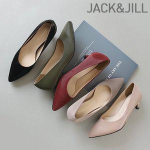 [잭앤질] 실크감촉 뾰족코 펌프스(JZ0505)