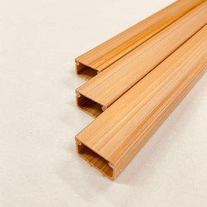 [JHQ63QR4_52AA]사각 전선정리 우드색 전선몰딩 4호