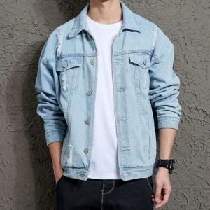 남자자켓 데님자켓 빈티지 워싱 청자켓 캐주얼 데일리 (WFI15SN)