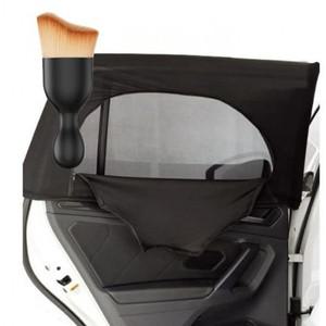 카쏙 차량용 햇빛가리개 카커튼 방충망 가림막 뒷좌석 다용도 먼지 브러쉬 세트