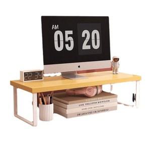 화이트 높은 모니터 받침대 원목 무도장 다용도받침대 전시 실버 보관 탁자