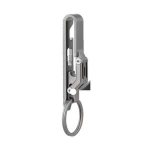 티타늄 카라비너 버클 클립 클라이밍 키체인 합금 키링