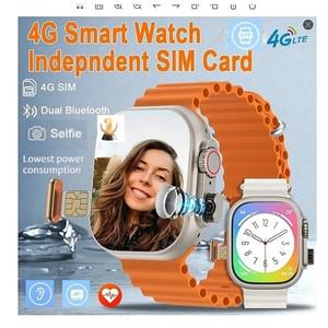 2025 새로운 4G 2.1 인치 네트워크 SIM 카드 스마트 시계 카메라 GPS Wifi Google Play IP68 방수 안드로이