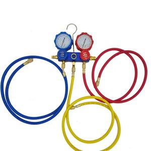 자동 R134a 에어컨 냉매 매니폴드 게이지 세트 1.2m 충전 호스가 있는 AC 진단 도구
