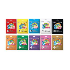 상상력 개발 칼라클레이 50g 10종 세트 클레이나라