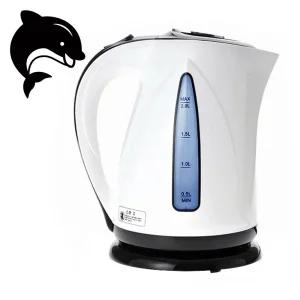 키친플라워202 돌핀 돌고래 전기 주전자 전기 포트 2L/무선 대용량 커피 오피스 사무실 심플 디자인