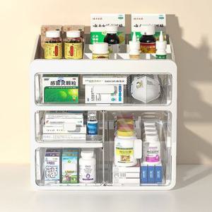 약수납정리함 투명 약상자 약통정리함 보관 수납상자 영양제수납