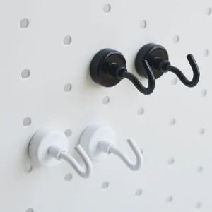 초강력 현관문 냉장고 자석 후크 마스크 걸이 16mm10P/홀더/고리/네오디움/마그넷/게시판/화이트/보드/