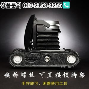손으로 만든 소가죽 보호 케이스 후지 필름 GF670 6X6 Bessa III 카메라 세미 쉘