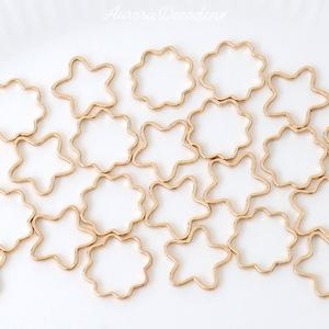 금속 꽃 별 프레임 레진 아트 공예 재료 R614