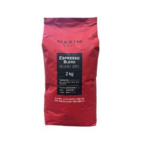 맥심 원두커피 에스프레소 블렌드 2kg 1개