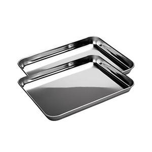 강화 스텐 밧드 쟁반 오븐 레스팅 사각 트레이