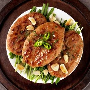 [앵거스박] 직화그릴 소갈비살 떡갈비 200gX2팩 (총 400g/총 4장)