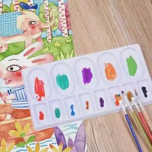 제이와니 간편 미니 물감팔레트/팔레트/빠레트/플라스틱/파렛트/파레트/물감/프라스틱/빨레트/미술/파래트