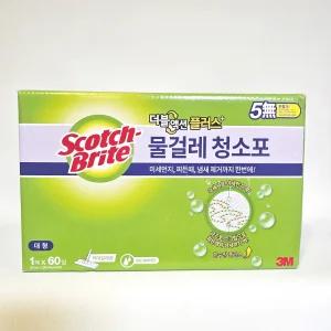 스카치브라이트 더블엑션 물걸래 청소포 플러스 대형 60매