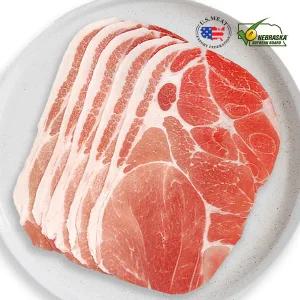 돼지 목전지 왕목살 제육용 500g 미국산