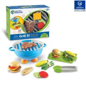 러닝리소스 뉴스프라우츠 소꿉놀이 장난감 그릴요리 캠핑 음식모형 요리놀이 주방 쿠킹 바비큐