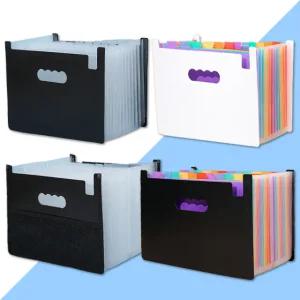 아코디언 클리어 파일 인덱스 A4 화일 사무용 서류 케이스 문서 파우치 13칸 25칸