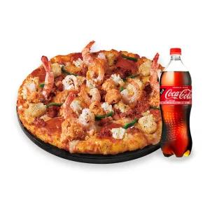 도미노피자 (오리지널) 랍스터 슈림프 (M) + 콜라 1.25L