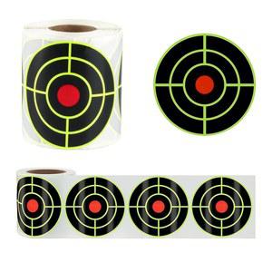3인치 스플래터 타겟 - 양궁 및 활쏘기 연습용 반응성 종이 타겟 스티커 200개