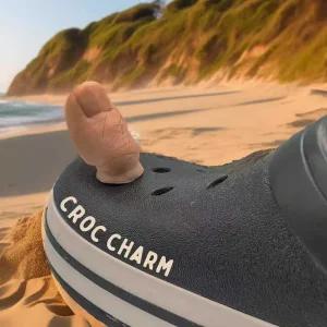 발가락 지비츠 크록스 킹받는 부품 파츠 털 데코 DIY