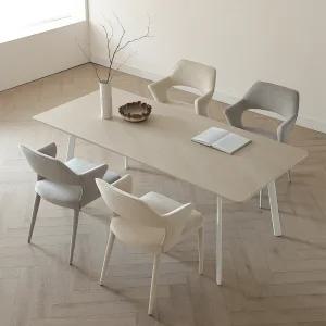 바모스 세라믹 식탁 화이트 테이블 4인용 1600