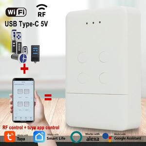 새로운 투야 WiFi RF 노름스탈 크로포드 리모컨 스마트홈 지원) RCU 433 2K Alexa Google Home