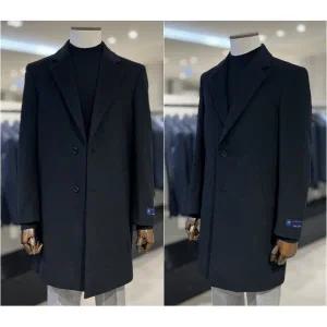 [롯데백화점]레노마 F/W 완판신화 신상프리미엄 캐시미어혼방 체스터코트블랙컬러 RQDIBH91A1 EK3653