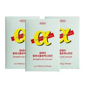 3박스 데이즈온 알파CD 원데이 알파시클로 덱스트린 (14포) 알파씨디 맛있는파인애플맛