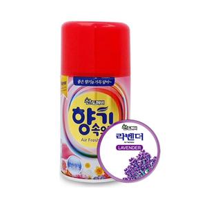 산도깨비 향기속으로 라벤더향 290ml 자동 분사기 실내 리필 방향제