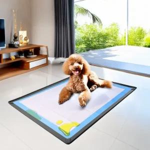 애견 실리콘매트 62X42 논슬립 강아지 고양이 바닥오염 방지 반려동물 배변패드