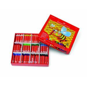 파버-카스텔 밀랍 크레용 스쿨 팩, 240 점보 - 교육 및 교실용 미술 도구, 블랙