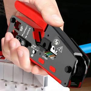 Rj45 펜치 퍼 cat5 cat6 cat7 네트워크 도구 rg rj 45 이더넷 케이블 스트리퍼 프레싱 클램프 집게 클립 rg
