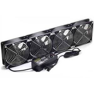 자동 대용량 냉각 쿼드 소형 송풍기 컴퓨터 수족관 자동차 배기 팬 라디에이터