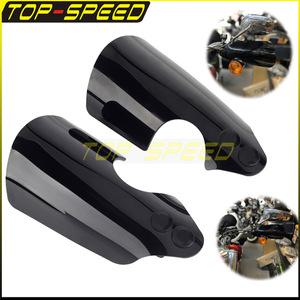 바이크 오토바이 바람막이 손 보호 가드 커버 할리 로드 킹 스페셜 FLHRXS - 용 앞유리 핸드가드 한 쌍