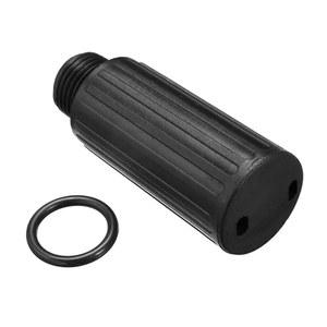 [미국배송] WYZBEN 에어 컴프레서 오일 부품 콜먼 허스키 씰 포함 E100087 플러그 장인 교체 0.6인치 M15 파워메이트 캡 블랙 개스킷 액세서리 스레드