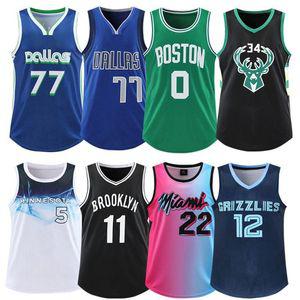여름 농구 유니폼 조끼 탑 빠른 건조 통기 제임스 카레 팀 저지