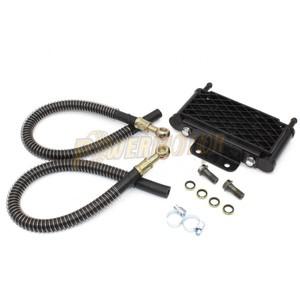 KAYO APOLLO 50 110 125 수평 엔진 원숭이 자전거 중국 먼지 핏 ATV 용 오토바이 오일 냉각 쿨러 라디에이