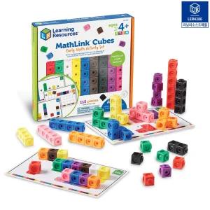 러닝리소스 매쓰링크 액티비티 세트 큐브 블럭 수막대 연결 수세기 연산 학습 소근육발달