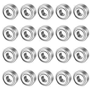 uxcell 20pcs MR105ZZ 5mmx10mmx4mm 이중 차폐 미니어처 딥 그루브 볼 베어링