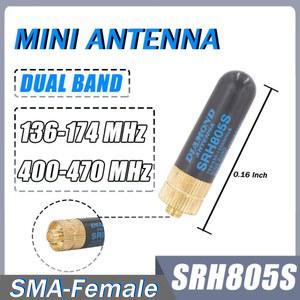 SMA M F 듀얼 밴드 안테나 UHF VHF SRH805S 워키토키 Baofeng UV 5R 플러스 DM 1701 미니 라디오 액세서리